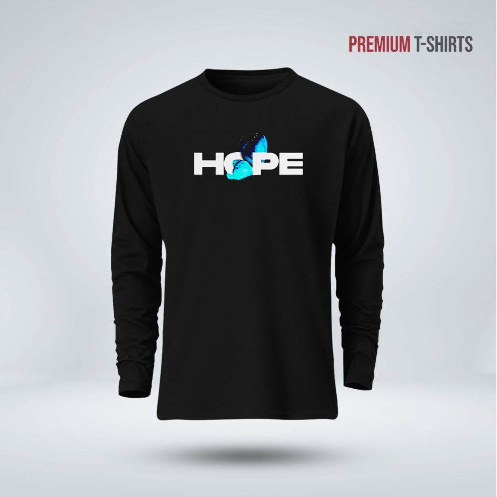 Buy Men's Full Sleeve (Hope) T-Shirt at Best in Bangladesh