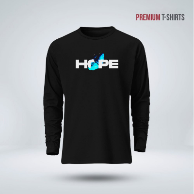 Buy Men's Full Sleeve (Hope) T-Shirt at Best in Bangladesh