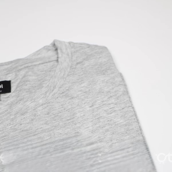 Buy Men's Full Sleeve Solid T-Shirt- Ash at Best in Bangladesh