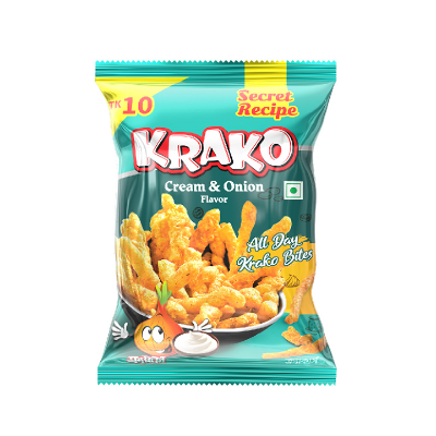 Buy PRAN Krako Cream & Onion Flavor 17gm Online at Best Price