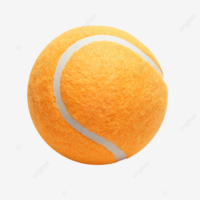 Picture of TENNIS BALL-ORANGE COLOUR 1 PCS-DRNT-LOC
