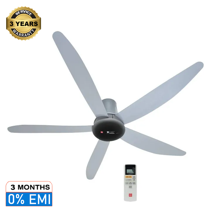 Buy KDK Remote Control 5 Blades Ceiling Fan 60 inch T60AW Grey at Best Price In Bangladesh
