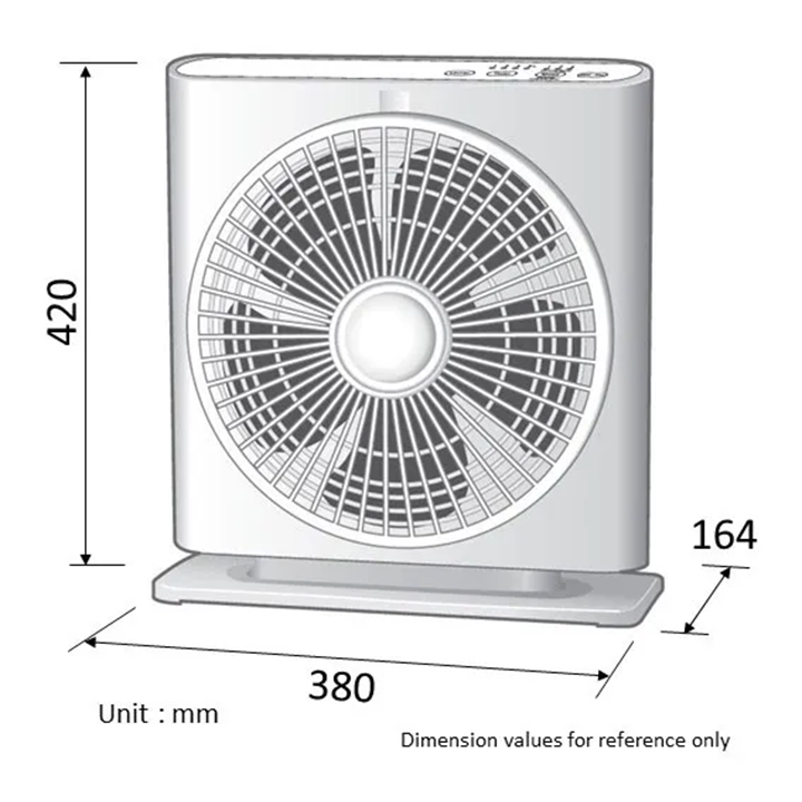 Buy KDK Electric Desk Box Fan ST30H White at Best Price In Bangladesh