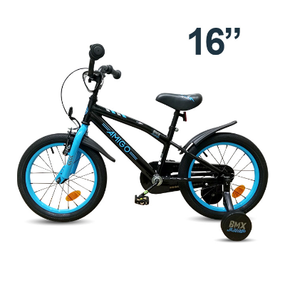 Buy EU Standard Premium Quality 16" Boys & Girls JUMP Bicycle Black & Blue Online at Best Price in Bangladesh