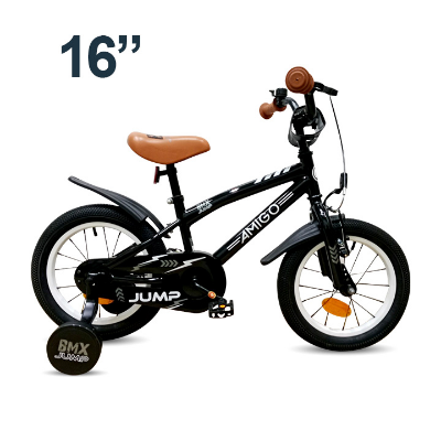 Buy EU Standard Premium Quality 16" Boys & Girls JUMP Bicycle Black & White Online at Best Price in Bangladesh