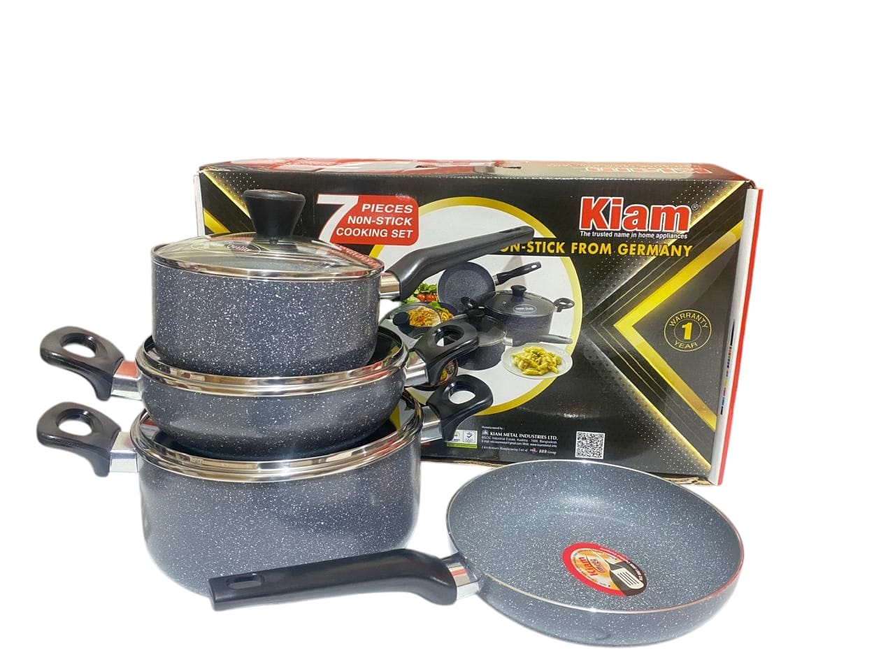 Picture of kiam non stick 7 set classic gift box 7 in one
