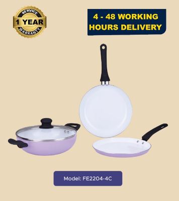 Picture of Gazi Non-Stick Cookware Set - FE 2204 - 4C