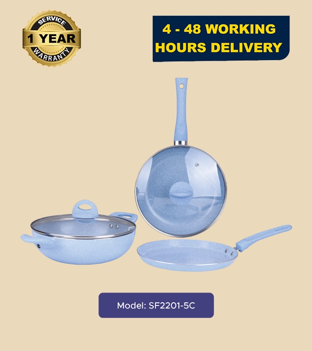 Picture of Gazi Non-Stick Cookware Set - SF 2201-5C