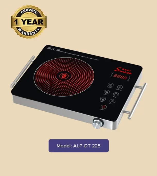 Buy Gazi 2000W Strong Fire Power Infrared Cooker ALP-DT-225 Online at Best Price