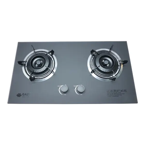 Buy Gazi Smiss Double Burner Steel Body Gas Stove TG-204 (Best Price) Online at Best Price