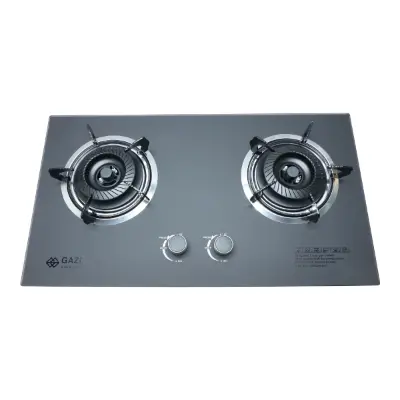 Buy Gazi Smiss Double Burner Steel Body Gas Stove TG-204 (Best Price) Online at Best Price
