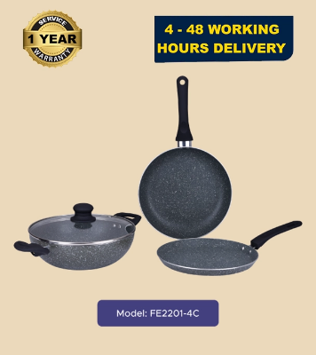 Picture of Gazi Non-Stick Cookware Set - FE 2201 - 4C