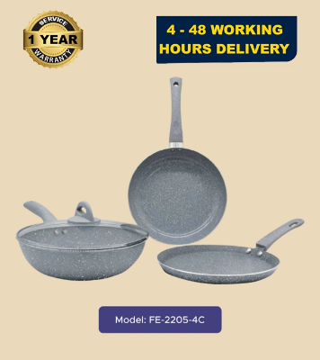 Picture of Gazi Non-Stick Cookware Set - FE 2205 - 4C