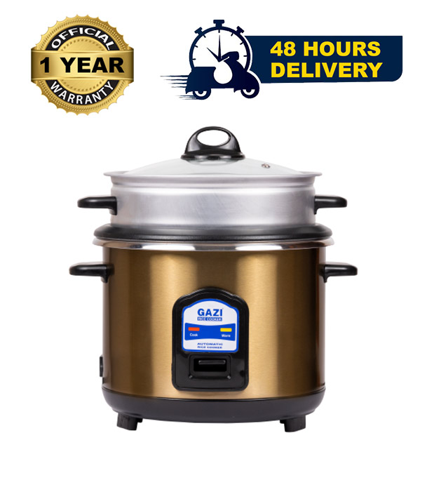 Buy Gazi Rice Cooker JRC-2.8L-2P Golden 1000W Online
