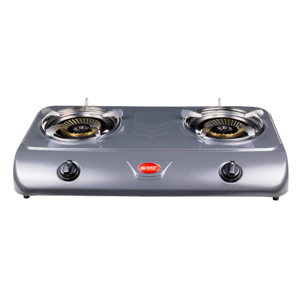 Buy Gazi Gas Stove HTG-2090A Double Burner Steel Body (Best Price) nline at Best Price