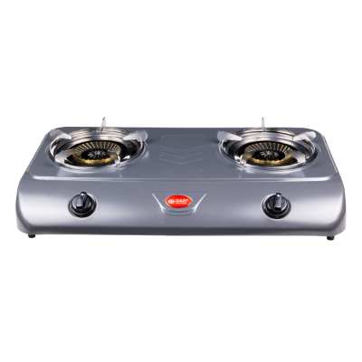 Buy Gazi Gas Stove HTG-2090A Double Burner Steel Body (Best Price) nline at Best Price