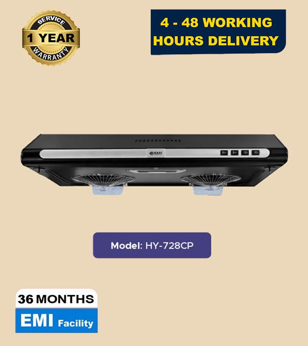 Picture of Gazi Kitchen Hood - Slim Type HY-728CP (30 Inch) (Best Price)