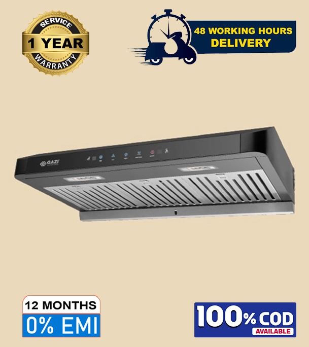 Picture of Gazi Smiss Kitchen Hood with Hand Motion Sensor and LED Touch Display HY-918CT 35.5 Inch (Best Price)