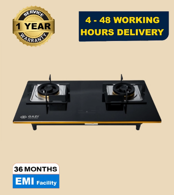 Picture of Gazi Smiss Gas Stove - High Quality Tempered Glass FFD - 248C (Natural Gas) (Best Price)