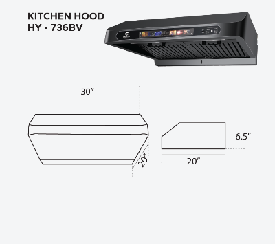 Buy Gazi Smiss Kitchen Hood HY-736BV (Best Price) Online at Best Price