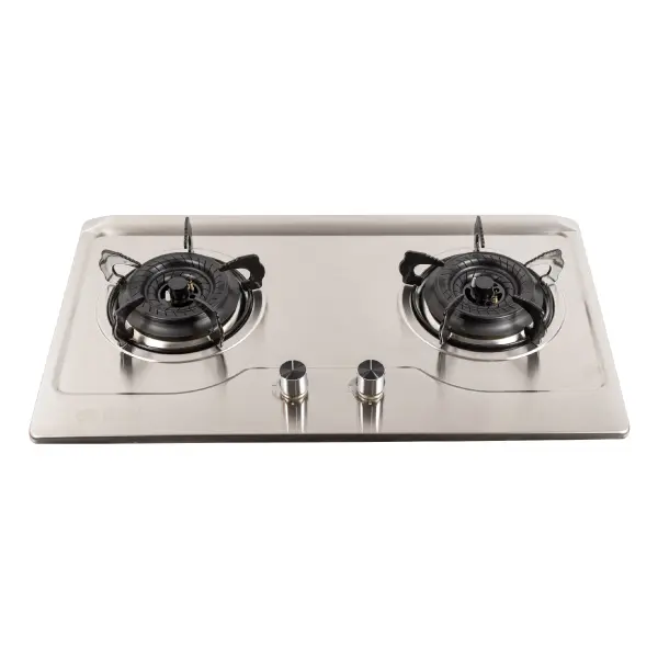 Buy Gazi Smiss Double Burner Steel Body Gas Stove EG-B720S (Best Price) Online at Best Price