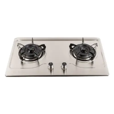 Buy Gazi Smiss Double Burner Steel Body Gas Stove EG-B720S (Best Price) Online at Best Price