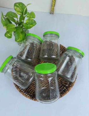 Buy ৫০০এমএল কলস ডিজাইন কাচের বৈয়ম at Best Price In Bangladesh