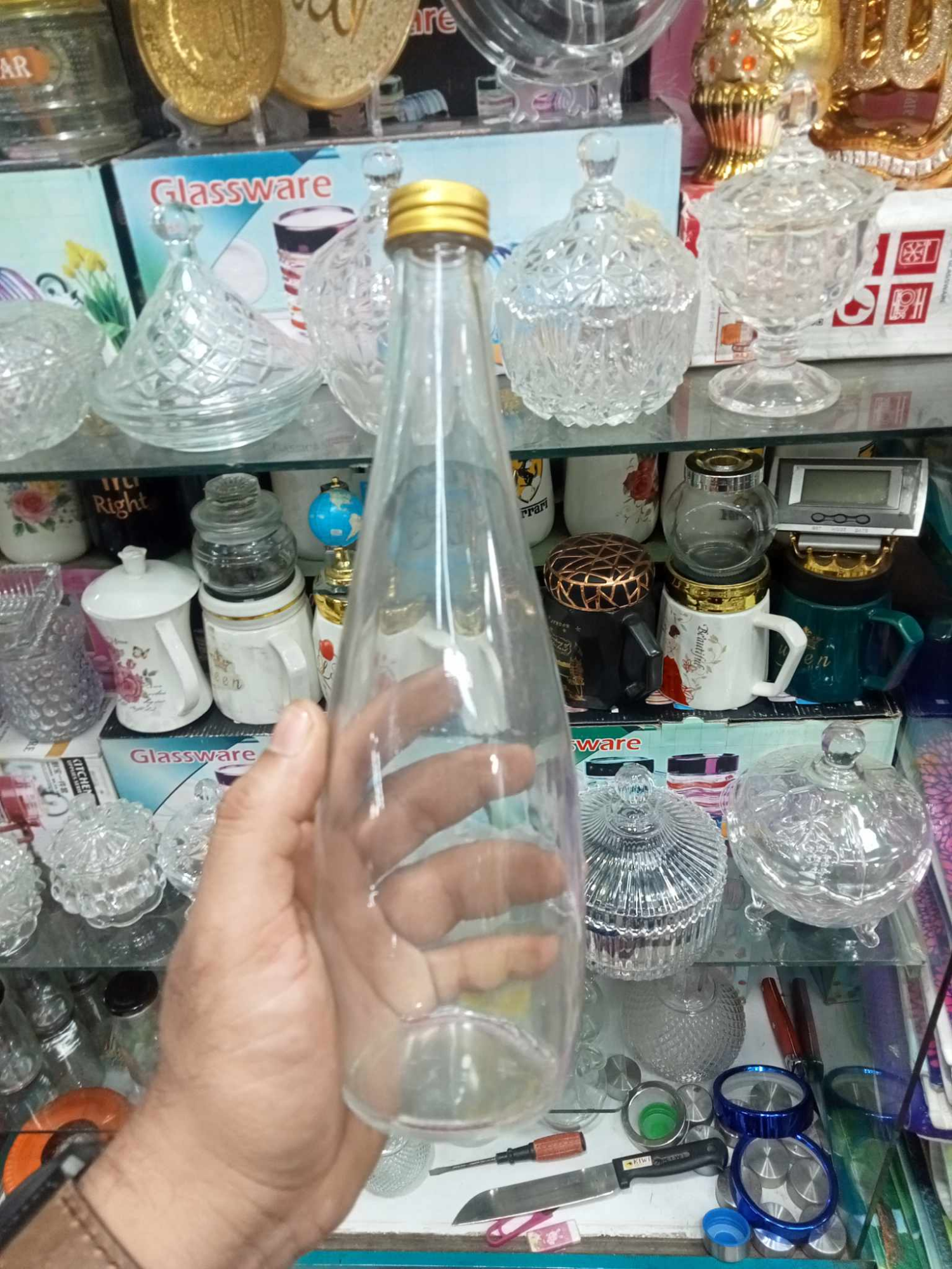 Buy Glass Bottle for Water, Milk, Reusable Water Bottle (1000ML)  at Best Price In Bangladesh