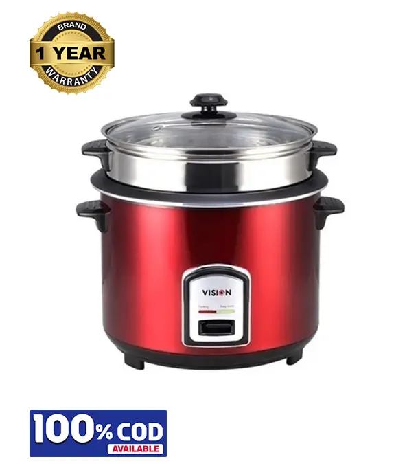 Buy VISION Rice Cooker 1.8 L REL-40-06 SS Red (Double Pot) Online