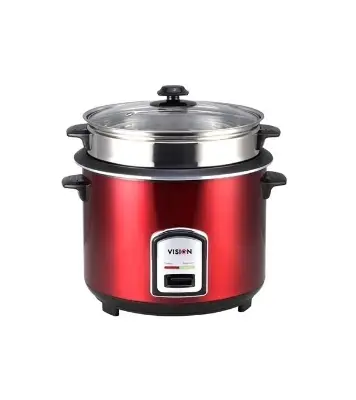 Buy VISION Rice Cooker 1.8 L REL-40-06 SS Red (Double Pot) Online