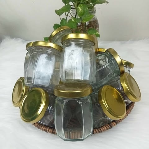 Buy ১০০এমএল কামরাঙ্গা ডিজাইন কাচের জার  at Best Price In Bangladesh