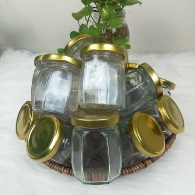 Buy ১০০এমএল কামরাঙ্গা ডিজাইন কাচের জার  at Best Price In Bangladesh