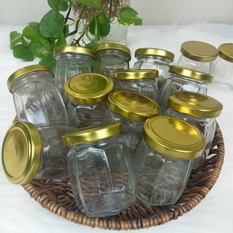 Buy ১০০এমএল কামরাঙ্গা ডিজাইন কাচের জার  at Best Price In Bangladesh