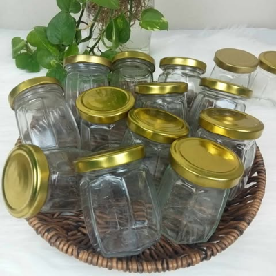 Buy ১০০এমএল কামরাঙ্গা ডিজাইন কাচের জার  at Best Price In Bangladesh