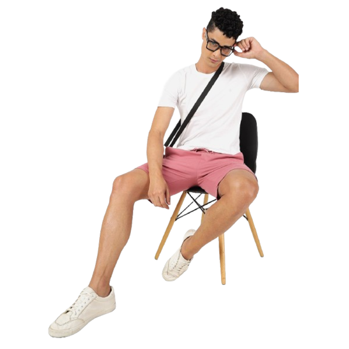 Buy  Premium Export Quality Pink Color Cotton Half Pant For Men Collection By Fine Tex Clothing  at Best Price In Bangladesh