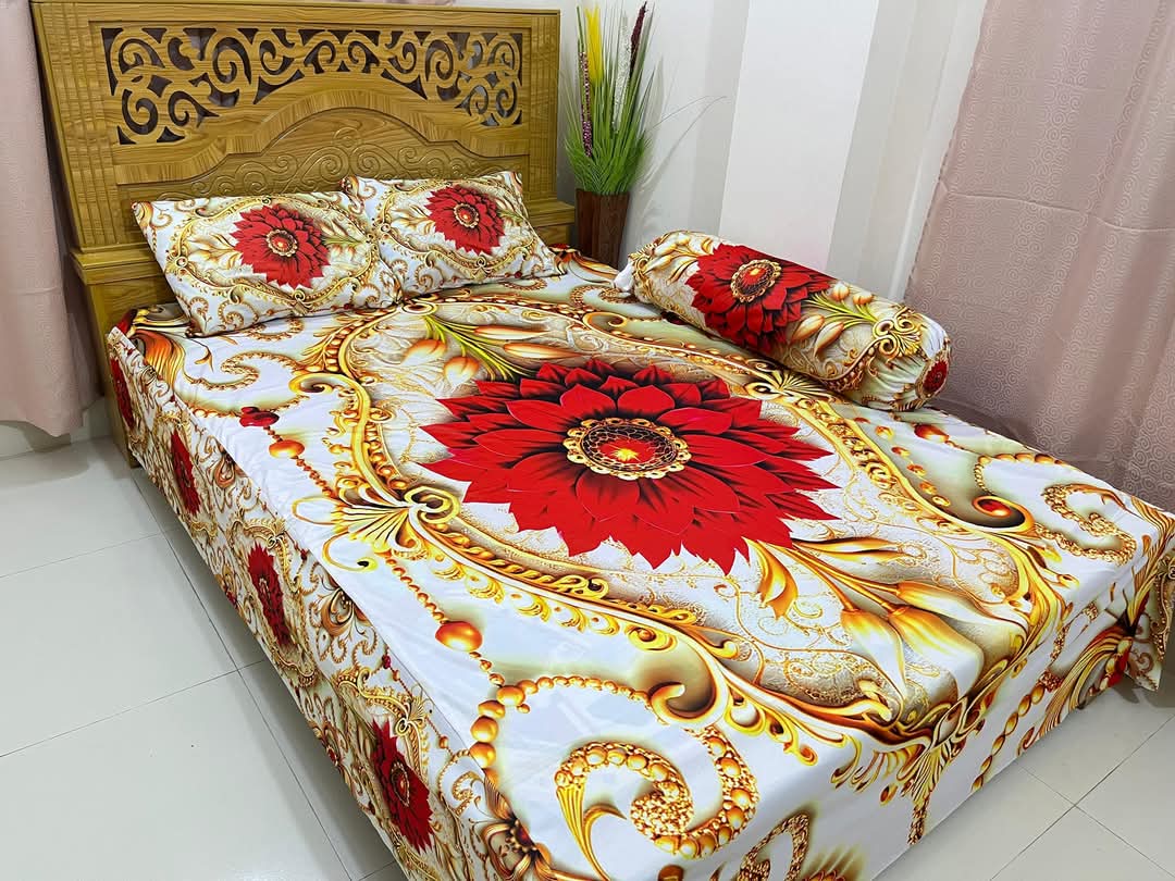 Buy China Premium 3D Design Bed Sheet at Best Price In Bangladesh