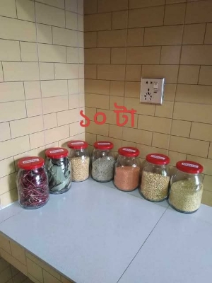 Buy ১ কেজি সাইজ ১০ পিছ নেপলেস কাচের বৈয়ম সেট  at Best Price In Bangladesh