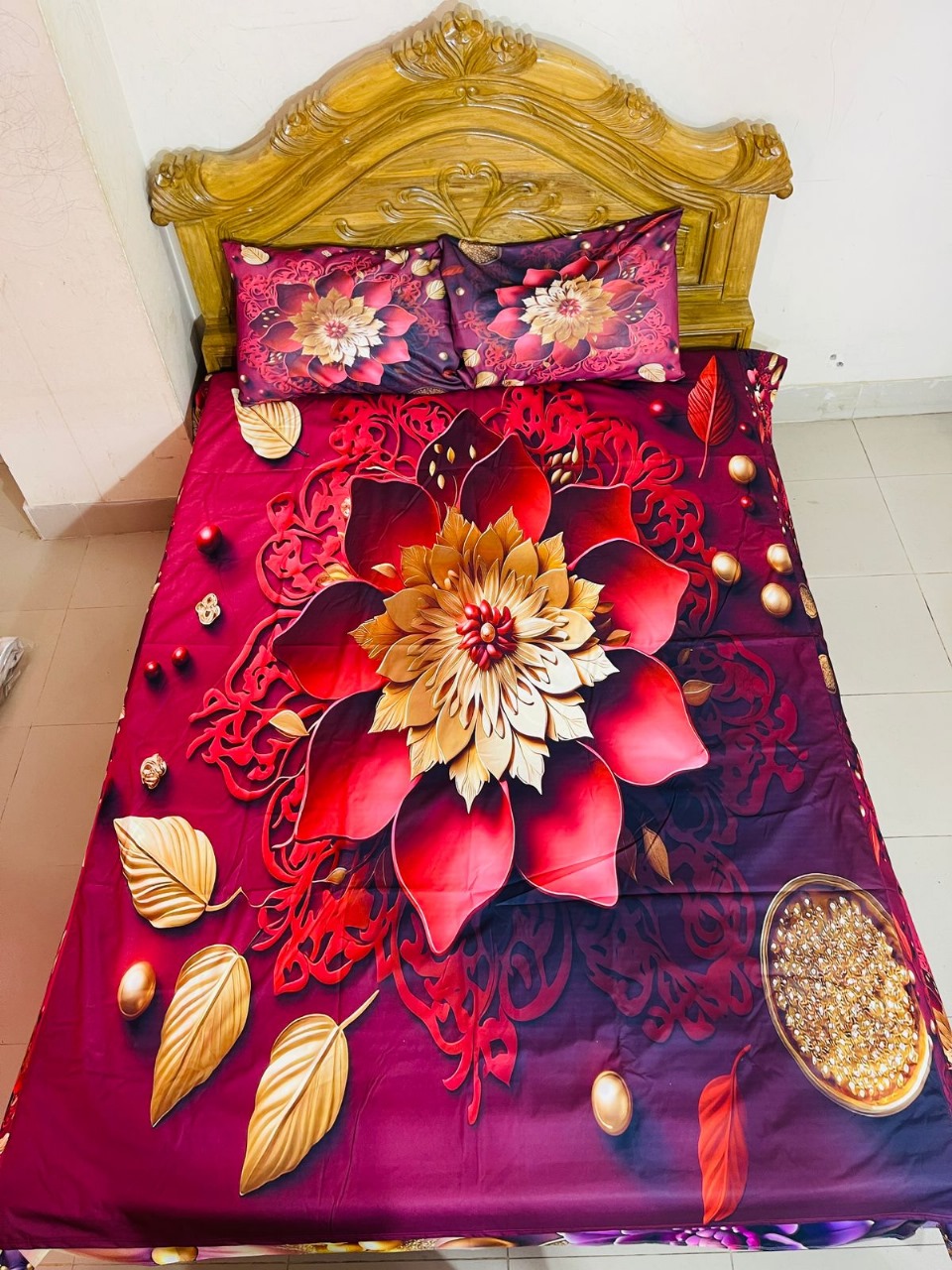 Buy China Premium 3D Design Bed Sheet at Best Price In Bangladesh