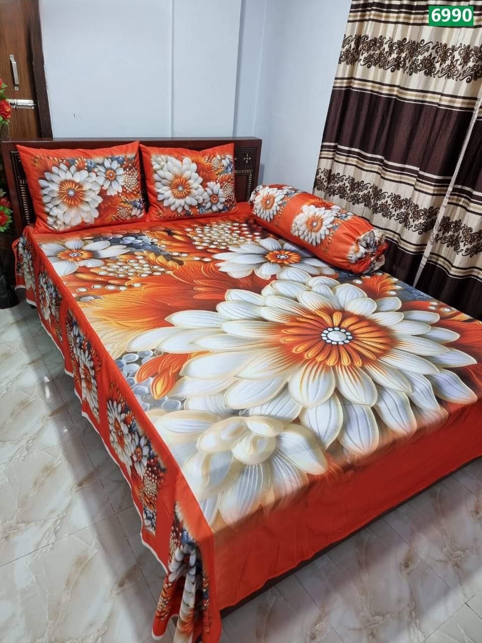 Buy China Premium 3D Design Bed Sheet at Best Price In Bangladesh