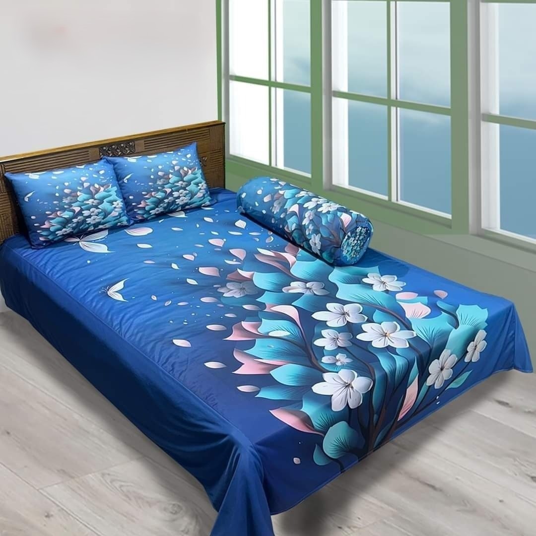 Buy China Premium 3D Design Bed Sheet at Best Price In Bangladesh