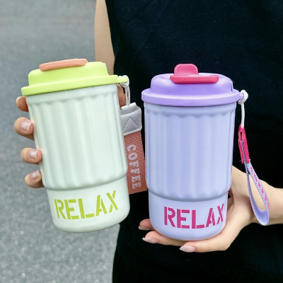 Buy  400ml Simple New Double Drink Coffee Cup at Best Price In Bangladesh