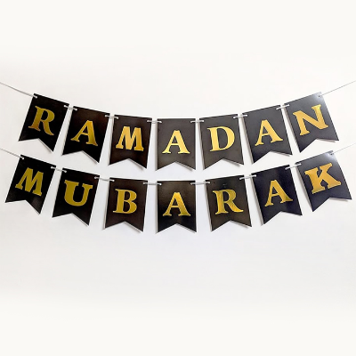 Buy 15 Ramadan Paper Flags Online at Best Price