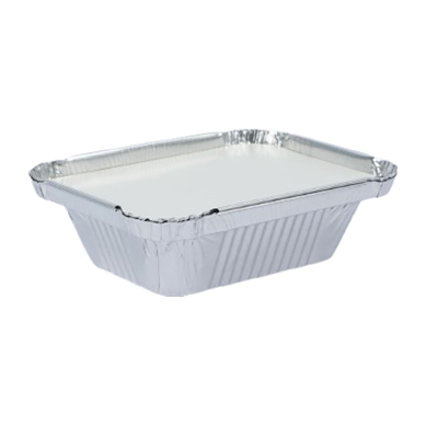 Buy   Aluminum Lunch Box with Lid 450 ML 25 Pcs Set   at Best Price In Bangladesh