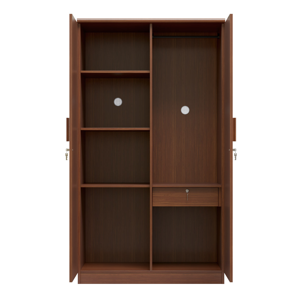 Buy Regal Wooden CUPBOARD/ALMIRAH-EVELYN CBH-387-3-1-20 ( 2 Door) Online at Best Price In Bangladesh