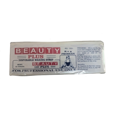 Picture of Beauty Plus Disposable Depilatory paper Wax Strips 80pcs | India