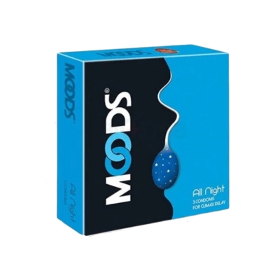Picture of Moods All Night Climax Delay Condom for Men 3pcs Pack | India