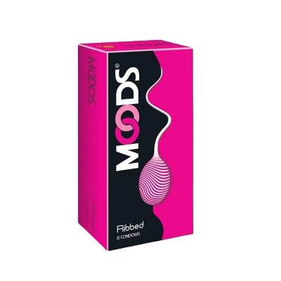 Picture of Moods Ribbed Premium Condom for Men 12pcs Pack | India