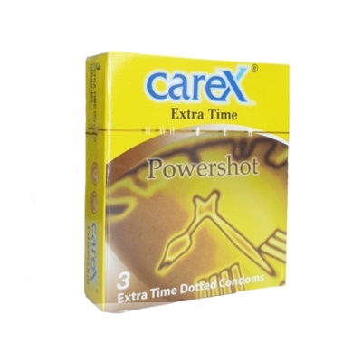 Picture of Carex Powershot Extra Time Condom for Men | 3pcs Pack | Made in Malaysia