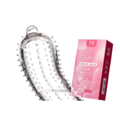 Picture of Yommee Climax HA for Woman Men Condom for Men Spike Shape Hyaluronic Acid Lubricant Condom 10pcs Pack