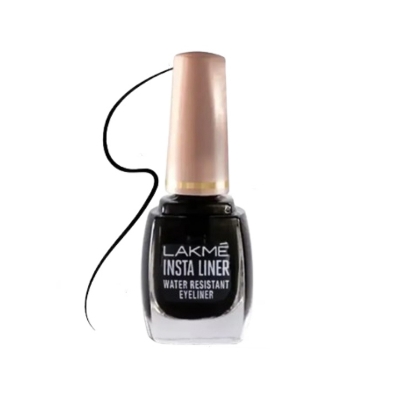 Picture of Lakme Insta Eye Liner 9ml Black Semi Matte Finish Water Resistant Long-Lasting Eyeliner